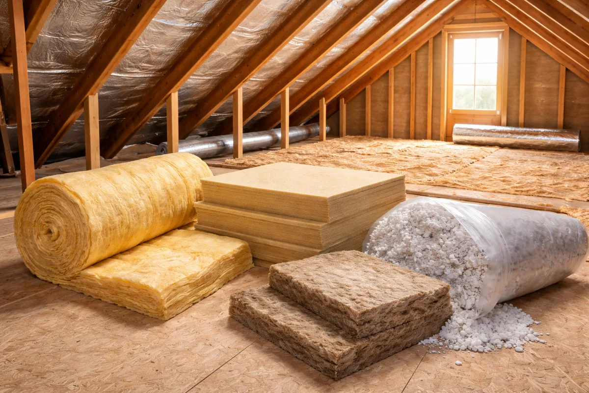 What materials are best for attic insulation